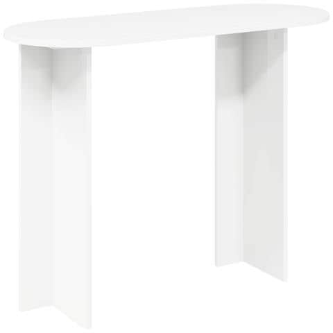 Tavolo consolle Bianco 100 x 39,5 x 75 cm Legno ingegnerizzato - Foto 1