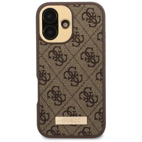 Guess 4g Logo Magsafe Iphone 16 Plus Cover - Marrone - Foto 4