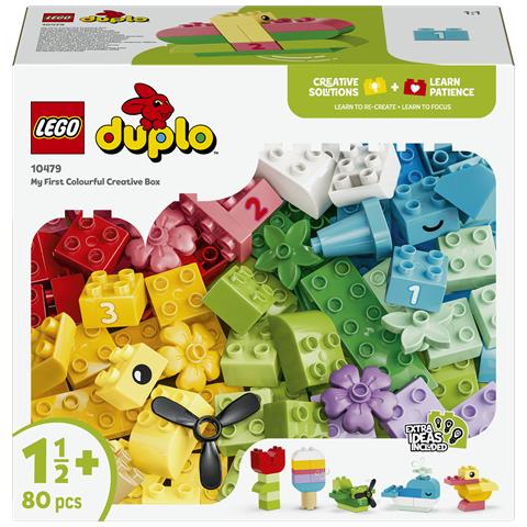 DUPLO 10479 Scatola Creativa Colorata, Giochi Didattici per lo Sviluppo della Motricità Fine, Regalo Bambini da 1+ Anni - Foto 1