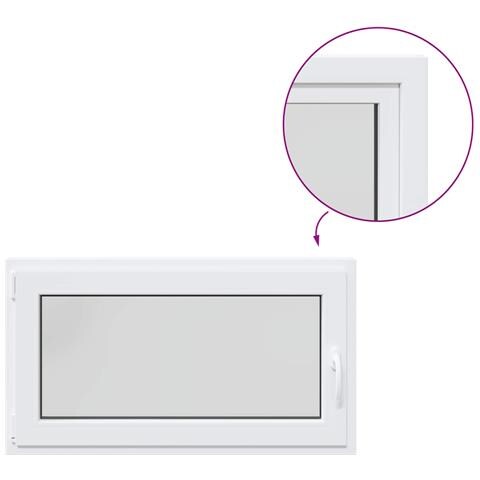 Finestra per Soffitta RISOR 110 x 55 cm PVC e Vetro - Foto 1