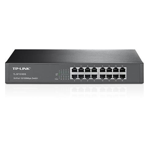 TL-SF1016DS Switch Fast Ethernet 16 Porte per desktop e rack - Foto 1