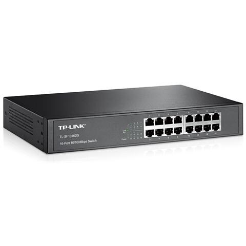 TL-SF1016DS Switch Fast Ethernet 16 Porte per desktop e rack - Foto 2