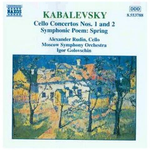 Kabalevsky Dmitry Borisovich - Concerto X Vlc N. 1 Op. 49, N. 2 Op77, Primavera (poema Sinfonico Op. 65)  - Foto 1