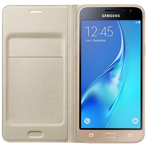 Flip wallet gold galaxy j3 2016 - Foto 11