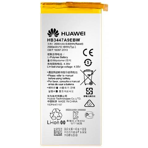 Batteria Ricambio Sostituzione 2600 Mah Huawei Ascend P8 Hb3447a9ebw Bulk - Foto 1