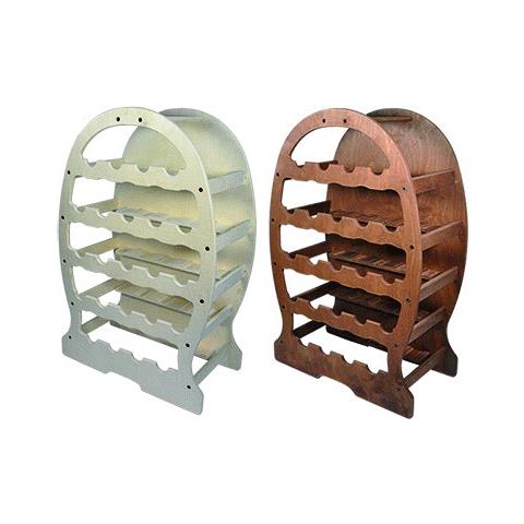 Botte Portabottiglie - 23 Posti - Legno Chiaro - Foto 2