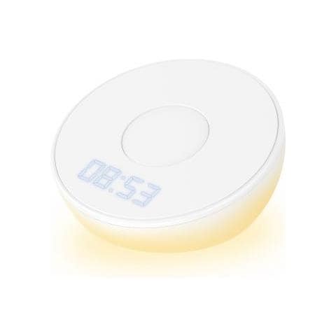 215764 Sveglia Digital Alarm Clock White - Foto 1