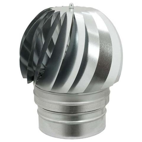 Fumaiolo Radiante Eolico Zincato Base Tonda F Femmina Da 200mm - Foto 1