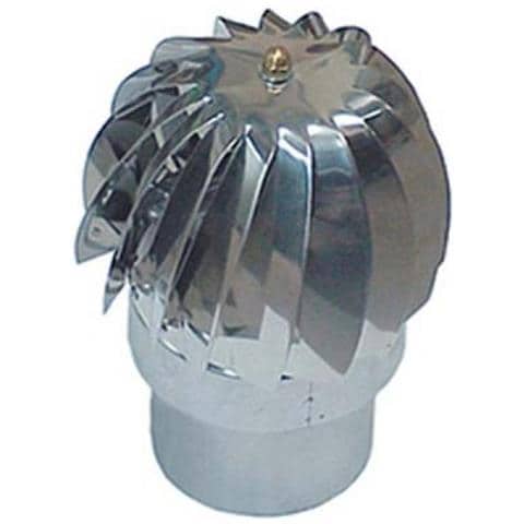 Fumaiolo Radiante Eolico Zincato Base Tonda F Femmina Da 200mm - Foto 3