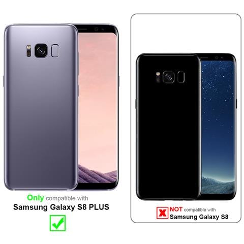 Custodia Compatibile Con Samsung Galaxy S8 Plus In Grigio Metallico - Coperchio Protettivo In Silicone Tpu Flessibile - Foto 10
