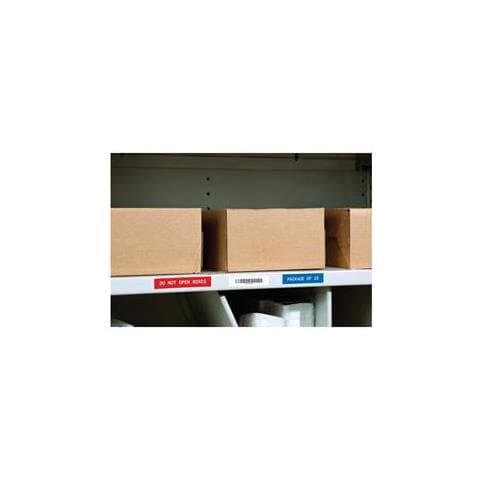 M21-500-595-rd Etichetta Per Stampante Rosso Etichetta Per Stampante Autoadesiva (white On Red 6,4m X 12,7mm - Vinyl - Warranty: 2y) - Foto 2