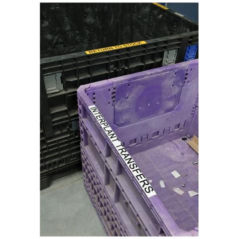 M21-500-595-rd Etichetta Per Stampante Rosso Etichetta Per Stampante Autoadesiva (white On Red 6,4m X 12,7mm - Vinyl - Warranty: 2y) - Foto 3