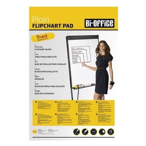 Blocchi Blocco Carta Per Cavalletti - Bianca 60 Gr. - 50 Fogli Bianco - Fl0325102 - Foto 1