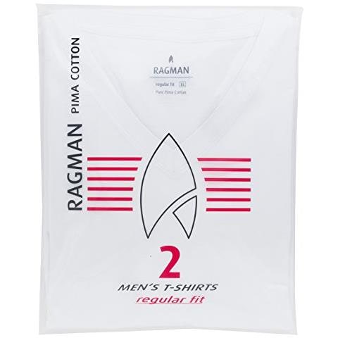 2-pk T-shirt Single-jersey Weiss-006 Xxxxl - Foto 2