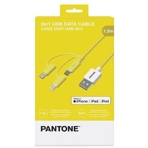 3in1 Cable Yellow1 1 2 Mt - Foto 3