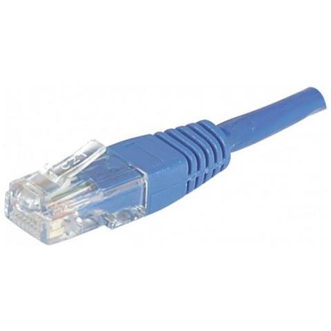 Patch RJ45 cat. 5e U / UTP Blue 0.15m cavo di rete 0,15 m Cat5e U / UTP (UTP) Blu - Foto 1