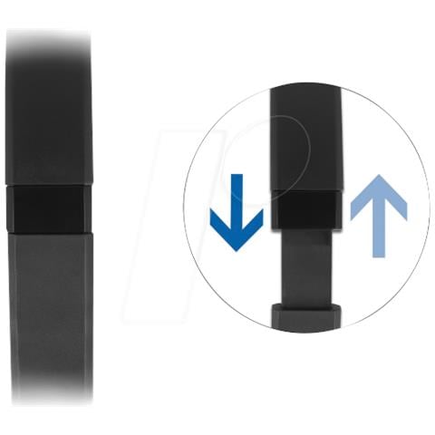 Cuffie Delock On-Ear Cablate - USB-A - Nero - Foto 2