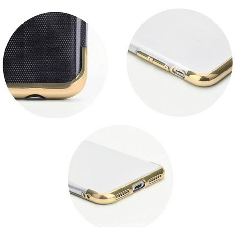 Elctro Slim Custodia Tpu Silicone Cover Case Per Huawei P Smart (2019) Trasparente Gold - Foto 4