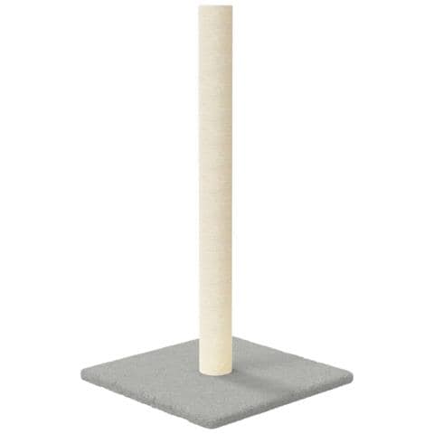 Palo Tiragraffi Per Gatti Grigio Chiaro 35x35x70 Cm - Foto 1