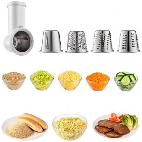 Robot da cucina Potenza 1500w Materiale Metallo /inox, Colore Nero - Foto 2