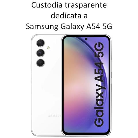 Ultra Slim Custodia Tpu Silicone 0,3mm Cover Case Per Samsung Galaxy A54 5g A546 Trasparente - Foto 2
