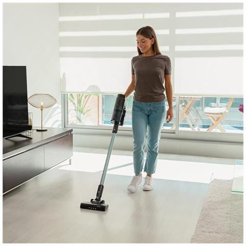 Conga Rockstar 1500 Ray Pure Scopa Ricaricabile 2 in1 senza Sacco Potenza 215 W Colore Nero - Foto 2