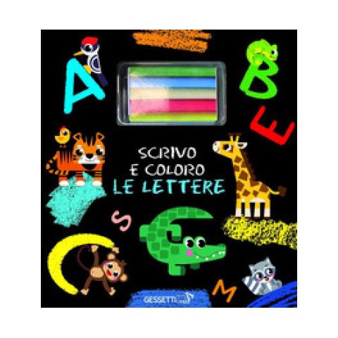Scrivo E Coloro Le Lettere. Ediz. A Colori. Con Gessetti - Foto 1