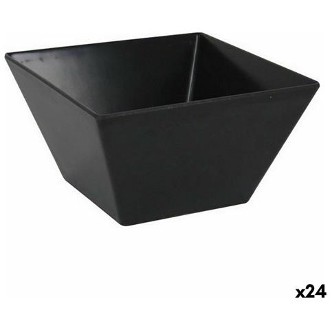 Ciotola Per Aperitivi La Mediterránea Melammina Antracite 13 X 13 X 7 Cm (24 Unità) - Foto 1