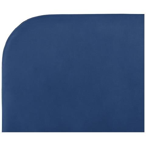 Letto Velluto Flayat 180 X 200 Cm Blu Marino - Foto 2