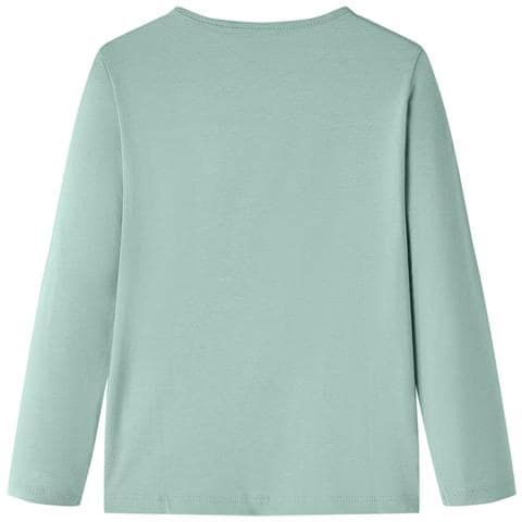 Maglietta Da Bambina Maniche Lunghe Menta Medio 92 - Foto 2