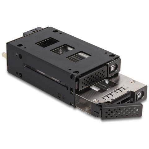 Bay rack mobile sottile per 2 x SSD da 2.5? U. 2 NVMe - Foto 2
