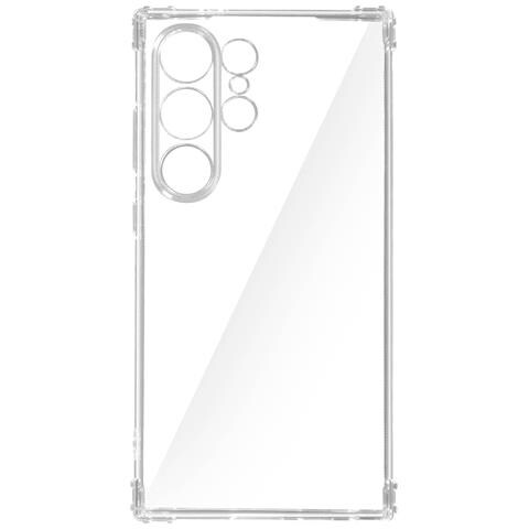 Cover Per Samsung S24 Ultra Silicone Antishock Angoli Rinforzati, Trasparente - Foto 1