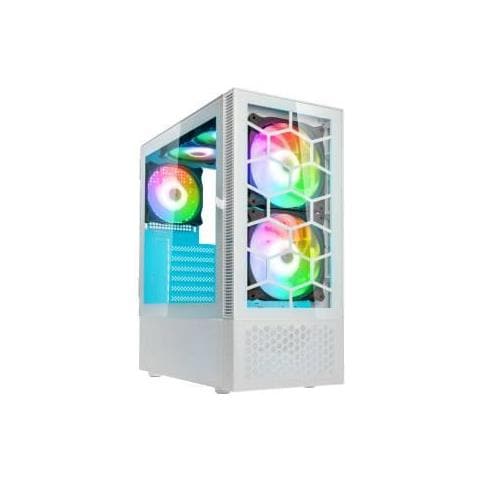 Case Observatory MX Glass Midi Tower ATX, Micro-ATX, Mini-ITX 2 Porte USB 3.2 Colore Bianco (Finestrato) - Foto 1