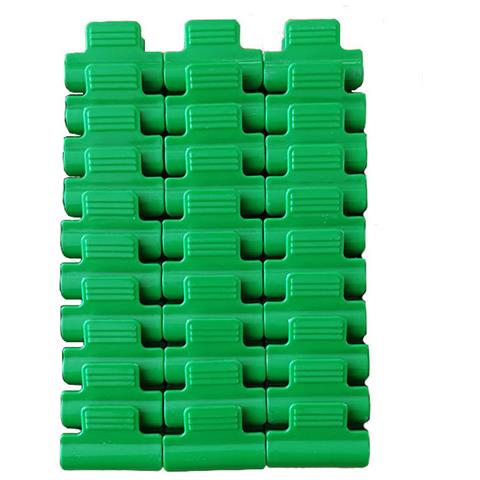 Morsetti Warmhouse Clip Per Cerchio Per Tunnel, Copertura Per Fila Di Pellicole  11 Mm 30 Pezzi - Foto 1