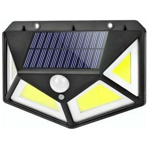Faretto Esterno Con Luce Led Cob Pannello Solare Sensore Di Movimento Te-b0518 - Foto 1