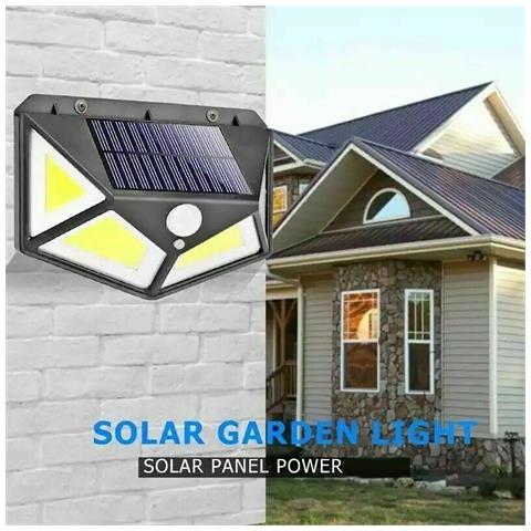 Faretto Esterno Con Luce Led Cob Pannello Solare Sensore Di Movimento Te-b0518 - Foto 4