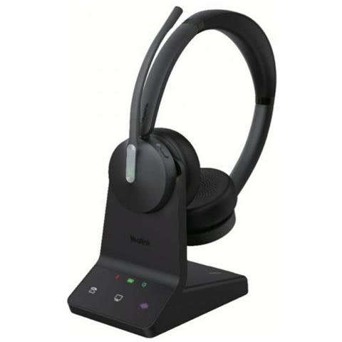 Wh64 Dual Teams Auricolare Wireless A Padiglione Ufficio Usb Tipo-c Bluetooth Nero - Foto 1