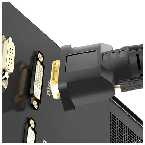 Cavo Video Per Displayport Y Hdmi 2.0 Da Displayport A Hdmi 2.0 1,8 M, Nero - Foto 2