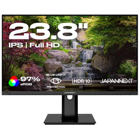 Monitor 23.8" LCD IPS JN-IPS2382FHDR-HSP Full HD 1920x1080 Pixel Tempo di Risposta 14 ms - Foto 1