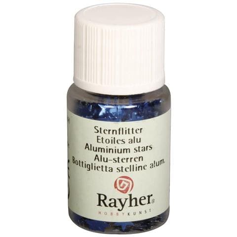 10ml - Paillettes Con Forma A Stella In Alluminio - Colore Blu - Foto 1