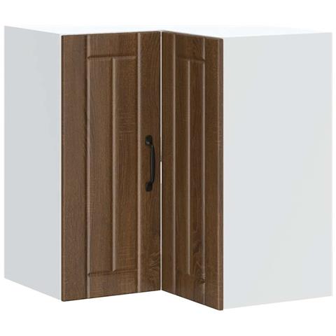 Pensile Da Cucina Ad Angolo Lucca Rovere Marrone In Truciolato - Foto 2