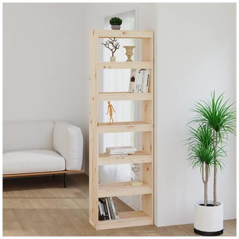 Lusso Casadino - Libreria/divisorio 60x30x199,5 Cm In Legno Massello Di Pino - Foto 8