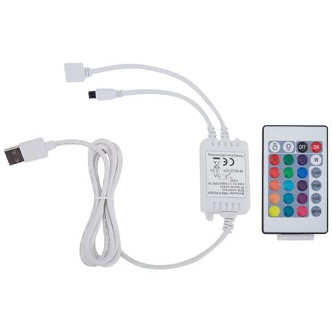 Giroletto Con Led Senza Materasso Bianco 180x200 Cm - Foto 8