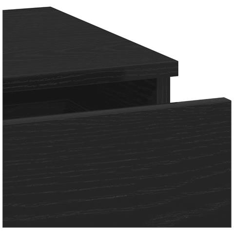 Comodino  Nero Rovere 40x35x65 cm Legno ingegnerizzato - Foto 9