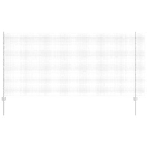 Recinzione in rete saldata con 44 pali U Argento 1,2x50 m Acciaio - Foto 1