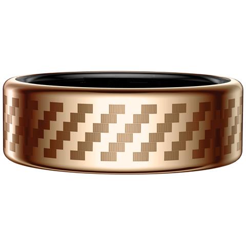 Anello Intelligente Rwfit: Monitoraggio Del Sonno, Frequenza Cardiaca E Fitness, Impermeabile Fino A 50m Pinkgold 10 - Foto 2