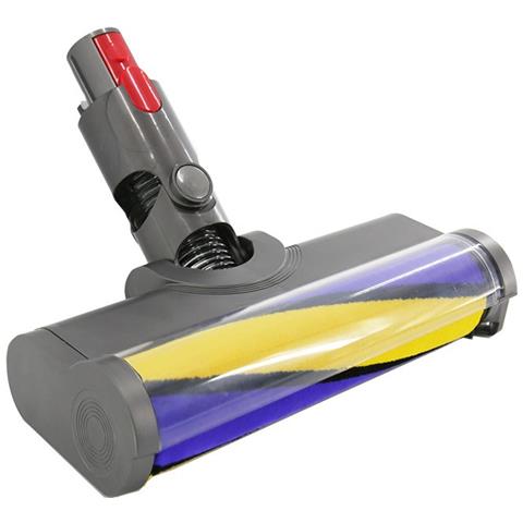Spazzola Rivelatrice Di Polvere Verde Compatibile Con Dyson V10 Slim /v12 Slim Xb Giallo Blu In Morbido Velluto - Foto 1