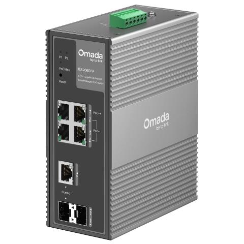 IES206GPP switch di rete Gestito Gigabit Ethernet (10/100/1000) Supporto Power over Ethernet (PoE) Nero - Foto 1