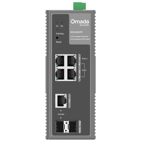IES206GPP switch di rete Gestito Gigabit Ethernet (10/100/1000) Supporto Power over Ethernet (PoE) Nero - Foto 4