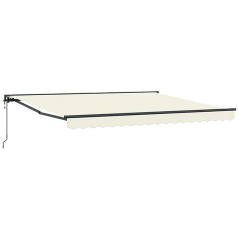 Tenda Retrattile Crema 400x300 cm Tessuto - Foto 1